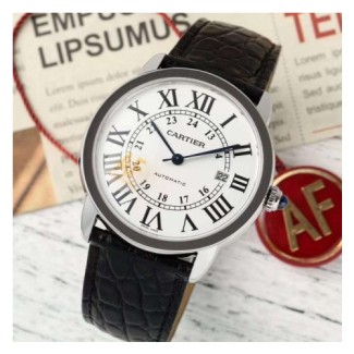 CARTIER 까르띠에 롱드 솔로 42mm 오토매틱 워치 W6701010